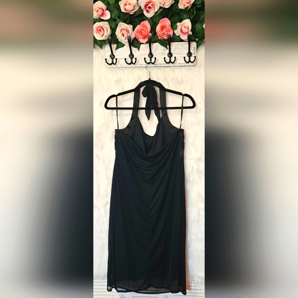 Prima Donna Classic Ruched Front Halter Lined Mini Dress - Picture 3 of 6